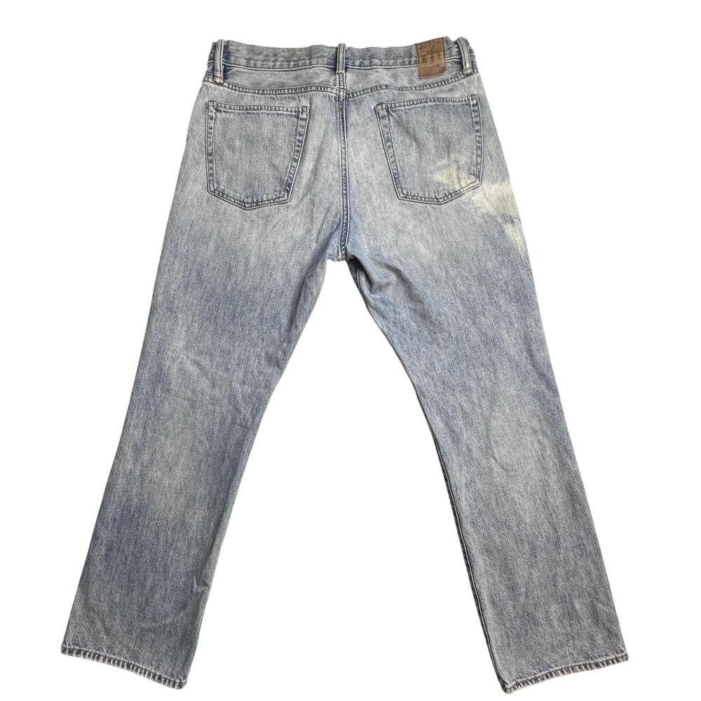 Gap 1969 Straight Jeans Mens‎ 34x30 Light Wash Blue Denim 100% Cotton Casual